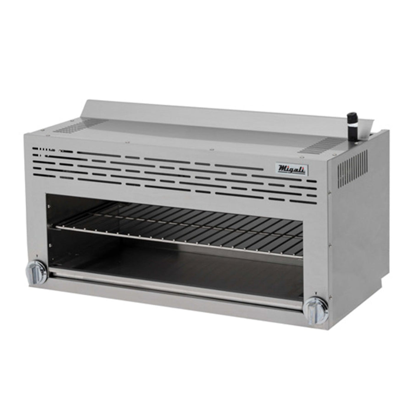 Migali C-CM-36-LP 36" Liquid Propane Cheese Melter - 43,000 BTU - C-CM-36-LP