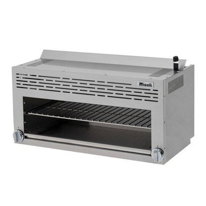 Migali C-CM-36-NG 36" Natural Gas Cheese Melter - 43,000 BTU - C-CM-36-NG