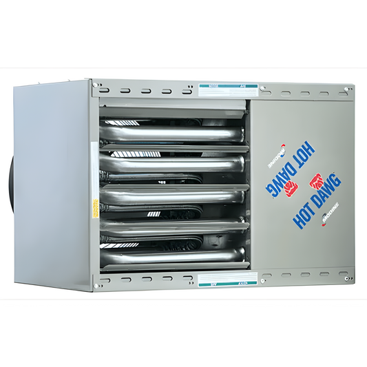 Modine Hot Dawg Garage Heater - 125K BTU/Direct Spark Ignition/LP/Two Stage w/Stainless Steel Heat Exchanger