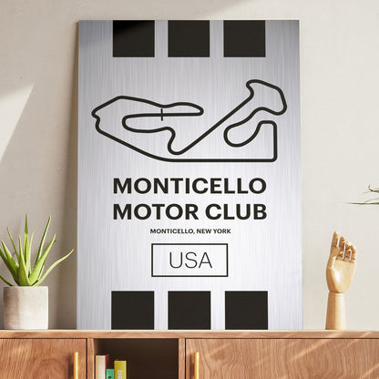 Monticello Motor Club - Pista Series - Raw Metal