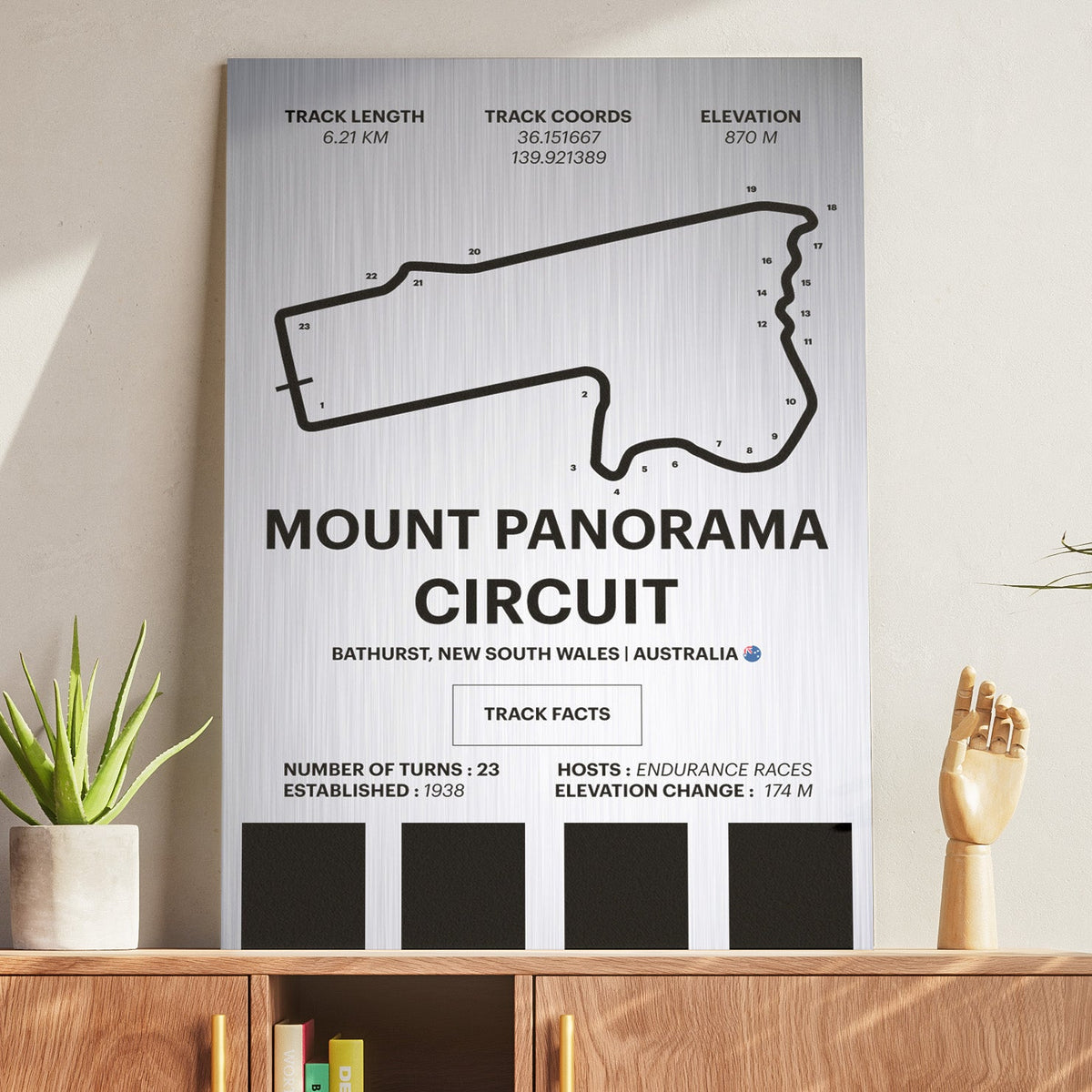 Mount Panorama Circuit - Corsa Series - Raw Metal
