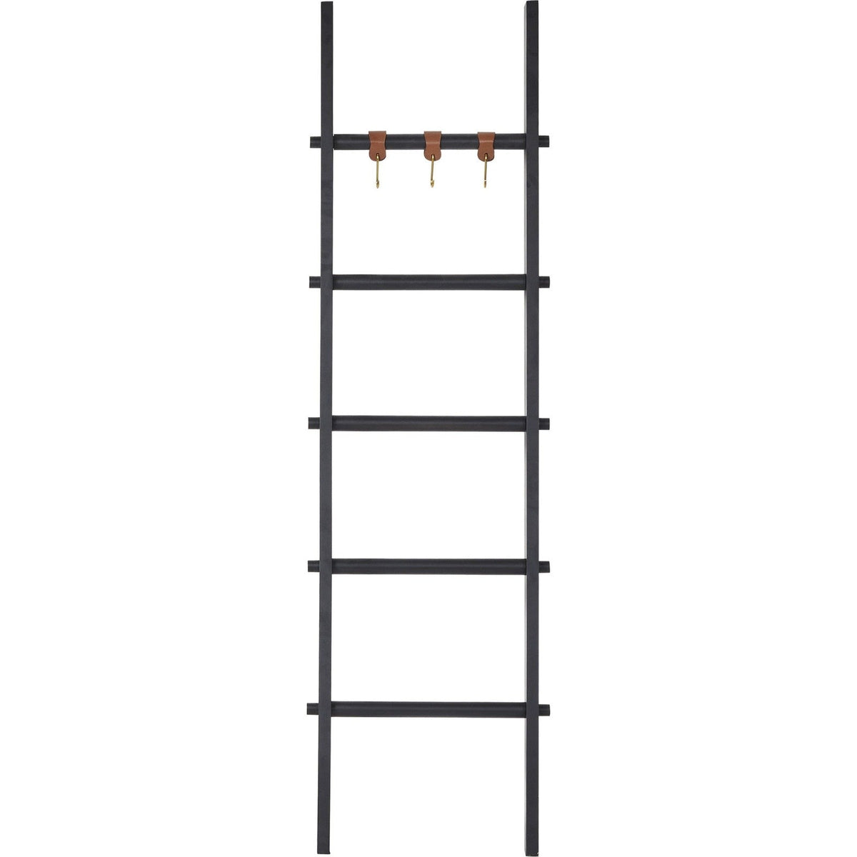 RenWil Mareva Decorative Ladder For Throws W/ PU Leather Accent Hooks SHE032 - SHE032