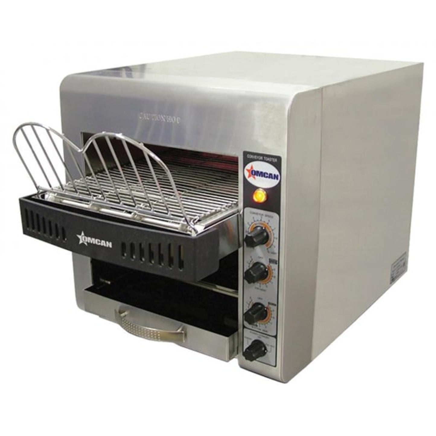 Omcan Conveyor Toaster Stainless Steel 10-inch Belt - 11385