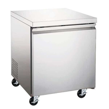 Omcan 27" Single Door Undercounter Refrigerator - 6.3 Cu Ft - Omcan-50054
