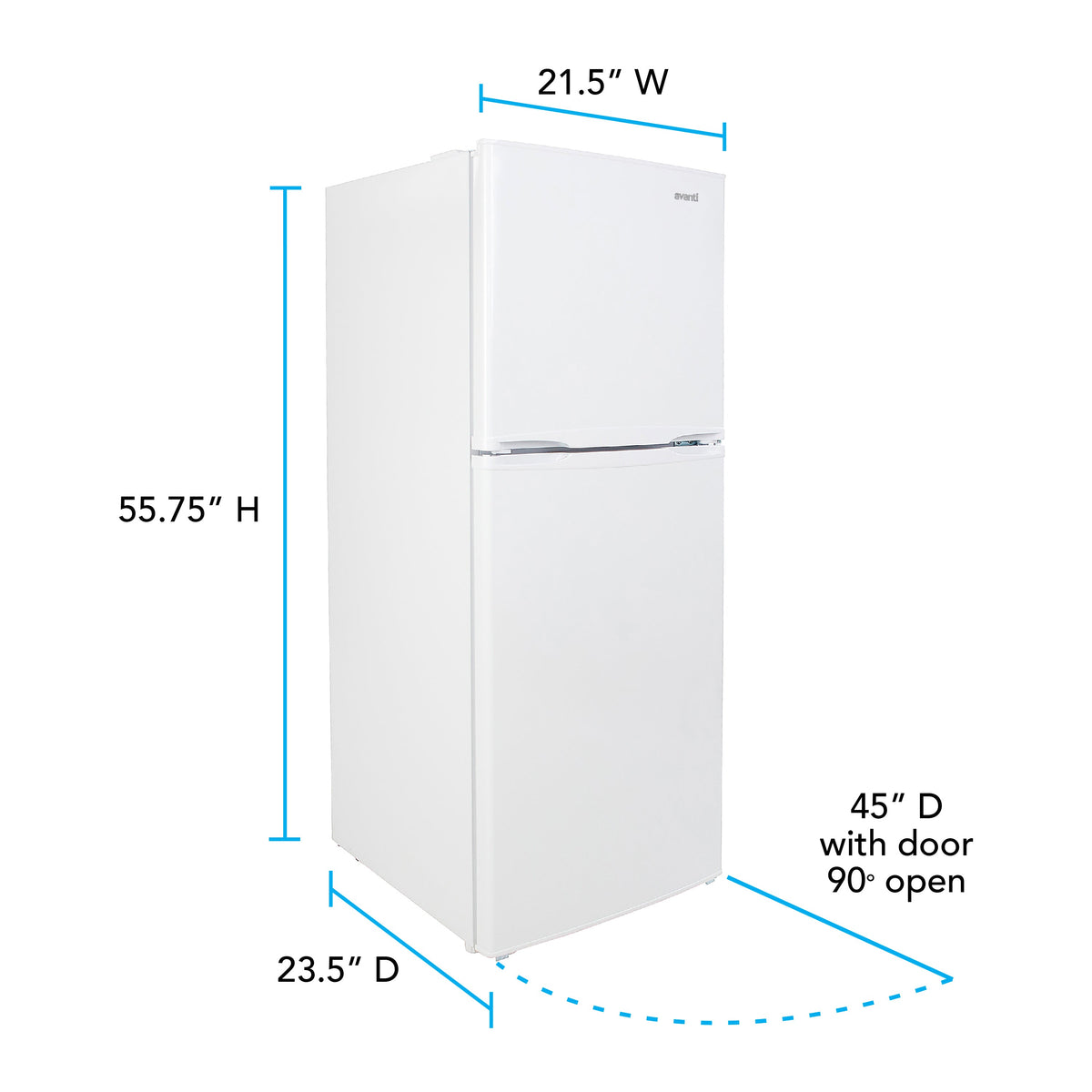 Avanti 7.0 cu. ft. Apartment Size Refrigerator - FF7B3S