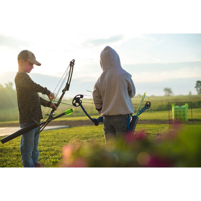 Genesis Archery Compound Bow Adjustable Sizing for Right Handed, Purple (4 Pack) - 323668