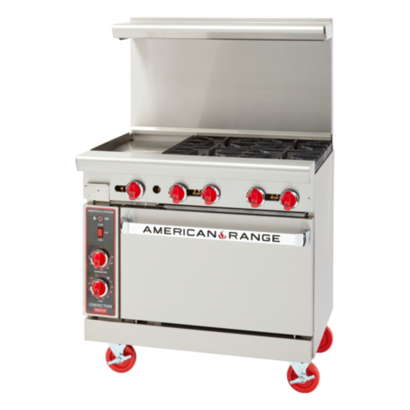 American Range  Gas Ranges - ARGF-12G-4B-SB