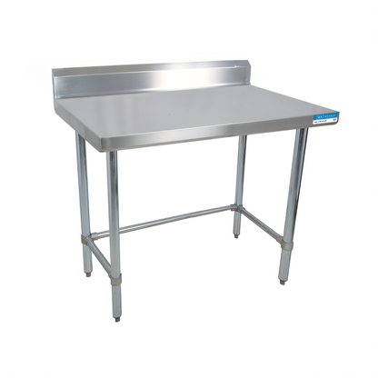 BK Resources SVTR5OB-9624 Stainless Steel Prep Tables - SVTR5OB-9624