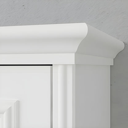 Queen Murphy Bed, Vertical, White by Leto Muro