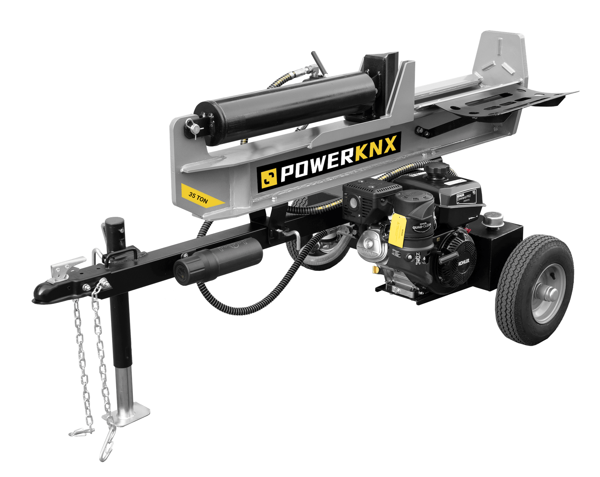 POWERKNX 35-Ton Vertical/Horizontal Gas Log Splitter  - 31-405