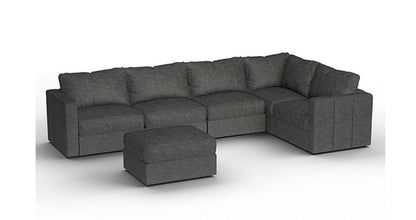 Lovesac – 6 Seats + 8 Sides Corded Velvet &amp; Standard Foam – Charcoal Grey - SKU_1773036368912_570