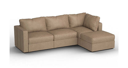 Lovesac – 4 Seats + 5 Sides Combed Chenille &amp; Standard Foam – Taupe - 1772863745534_491