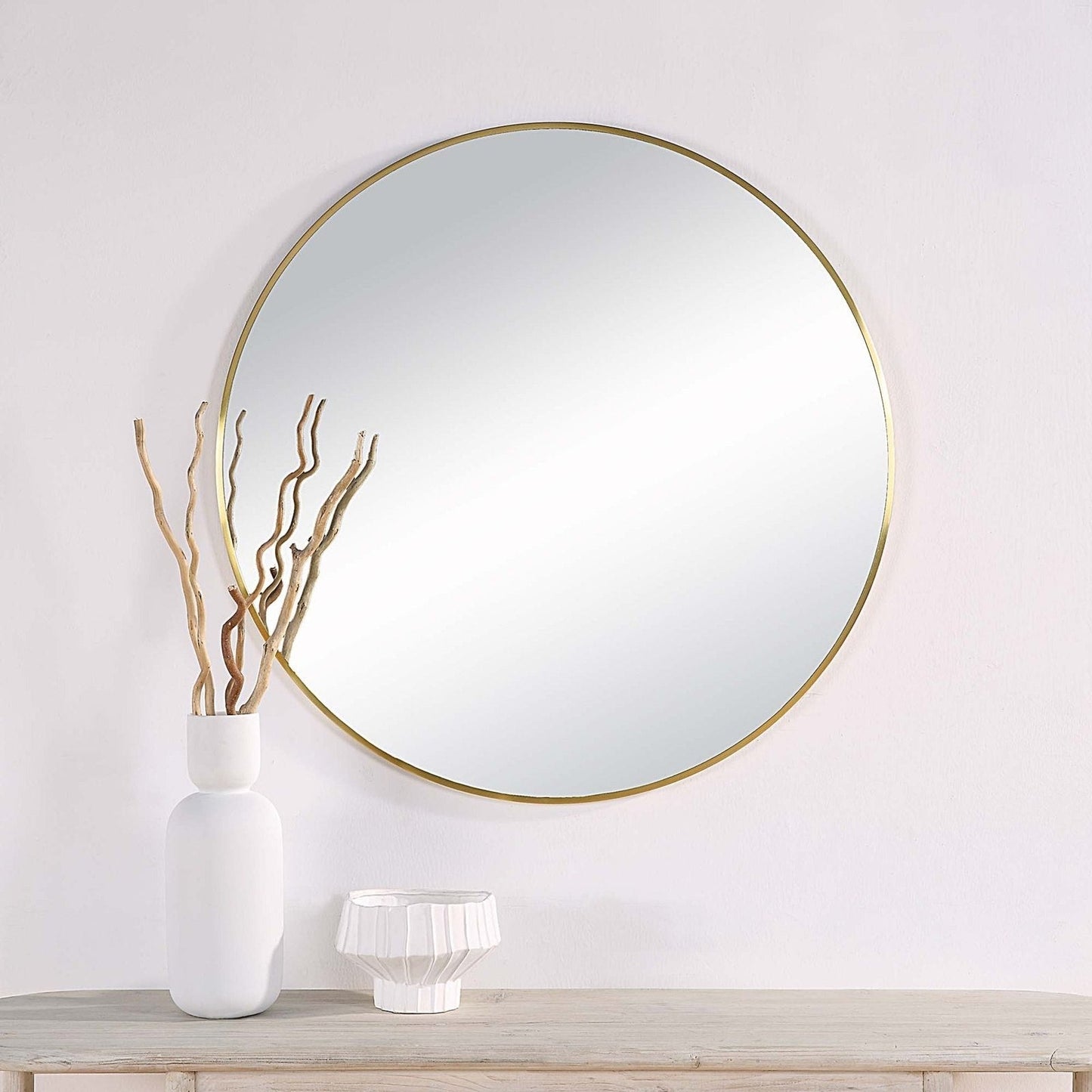 RenWil Parga Round Mirror NDD23M011 - MT2529