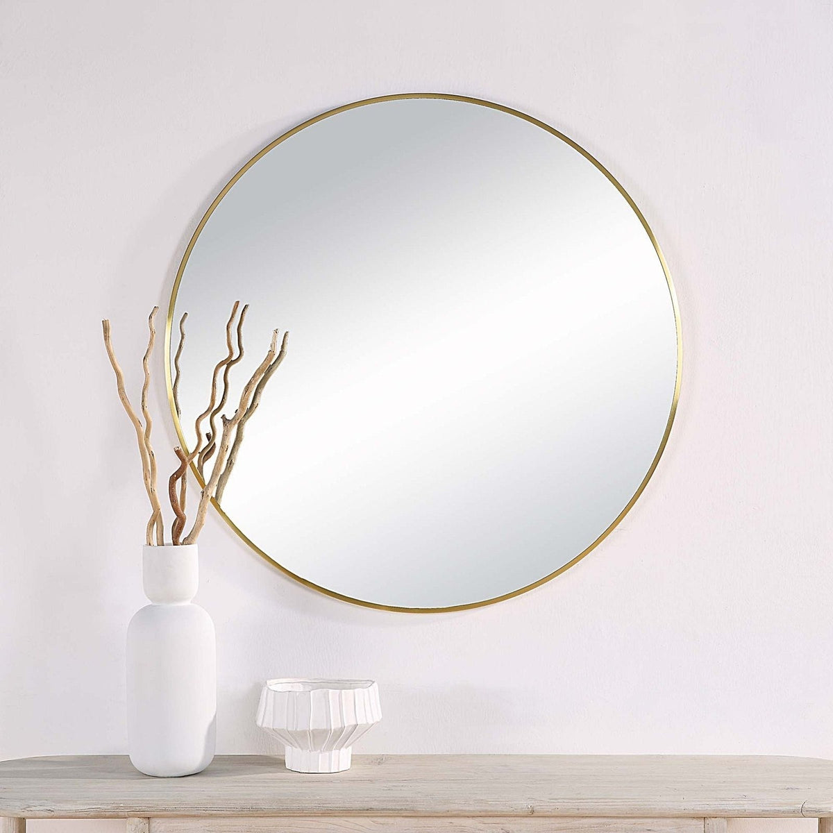 RenWil Parga Round Mirror NDD23M011 - MT2529