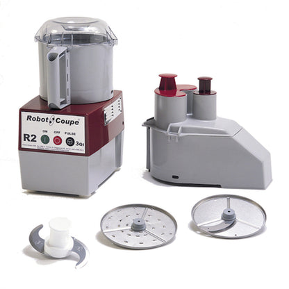 Robot Coupe R2N Combination Continuous Feed Food Processor with 3 Qt. Gray Bowl - R2NPrime-LOCAL