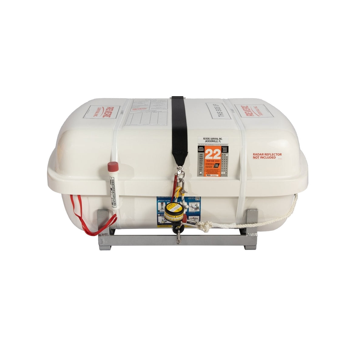 Revere USCG Approved Coastal liferaft, 4-8 Person - 45-REV-CTL-4V