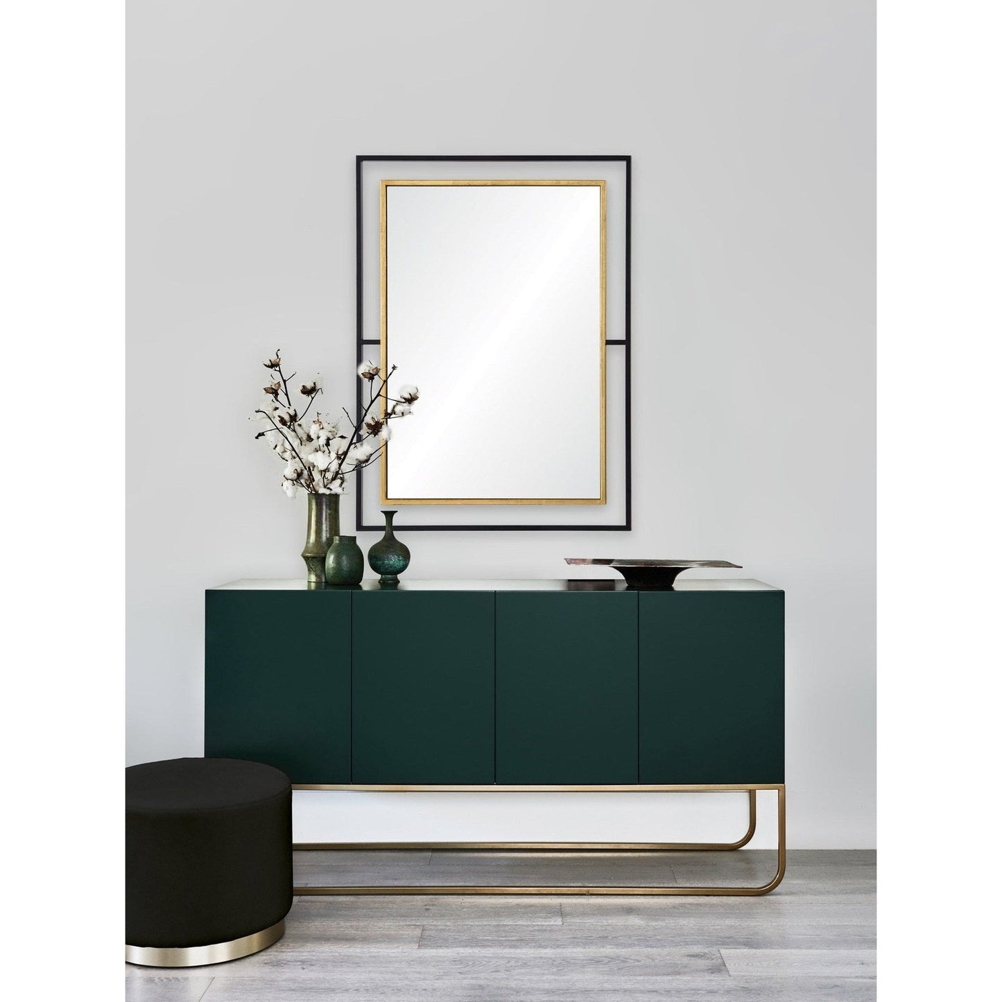 RenWil Gray Rectangle Mirror NDD21M244 - MT2244
