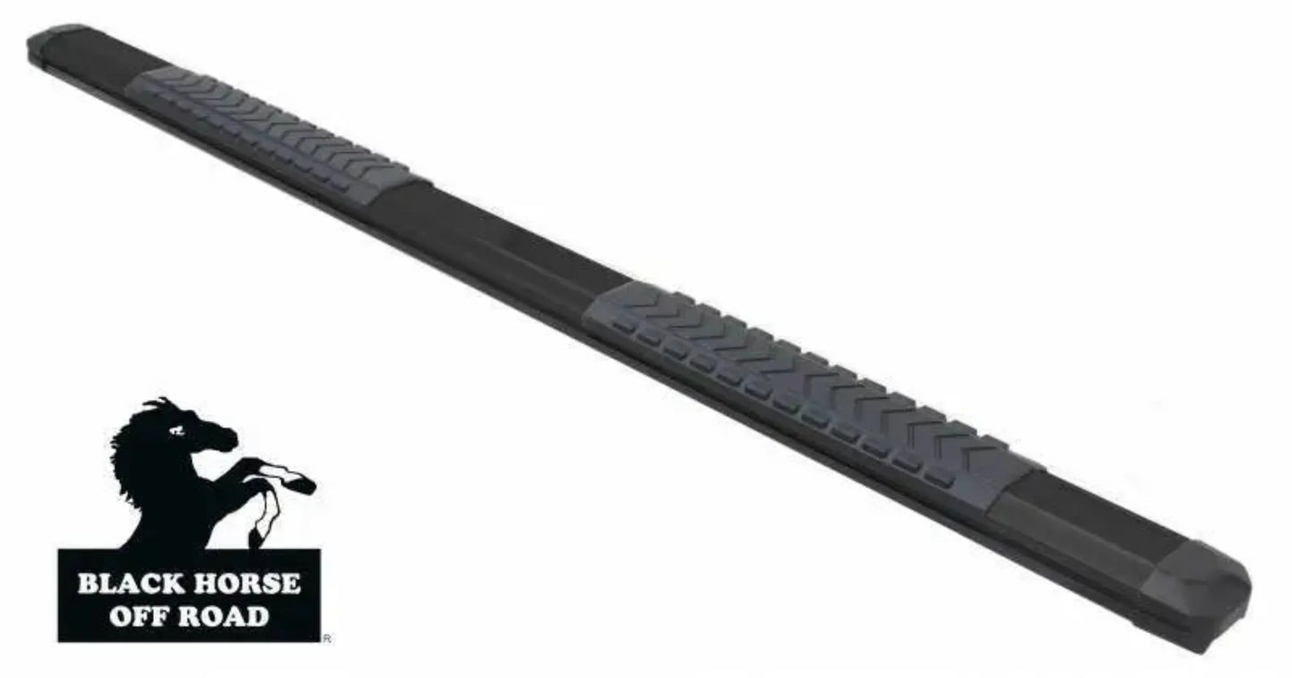 RN-GMSIL-76-BK Black Horse Cutlass Running Boards 07-15 Gm Pu - BLKRNGMSIL76B