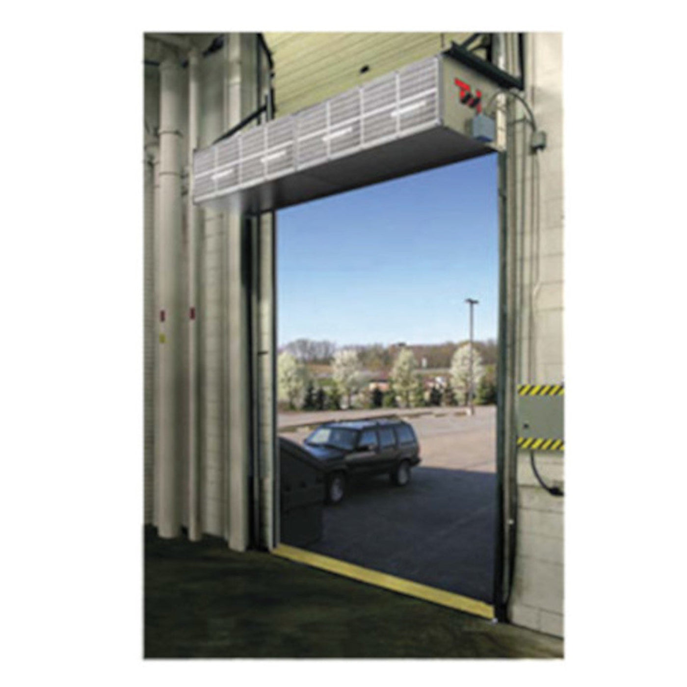 Curtron S-HD-84-2-FILTER 85" Heavy-Duty Industrial Air Curtain with Air Filter - CUSHD842FILTER