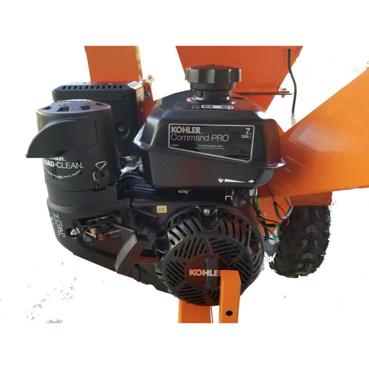 DK2 OPC503V 208cc 7HP Kohler CH270 engine 3" Chipper Shredder Vacuum Kit New - OPC503V