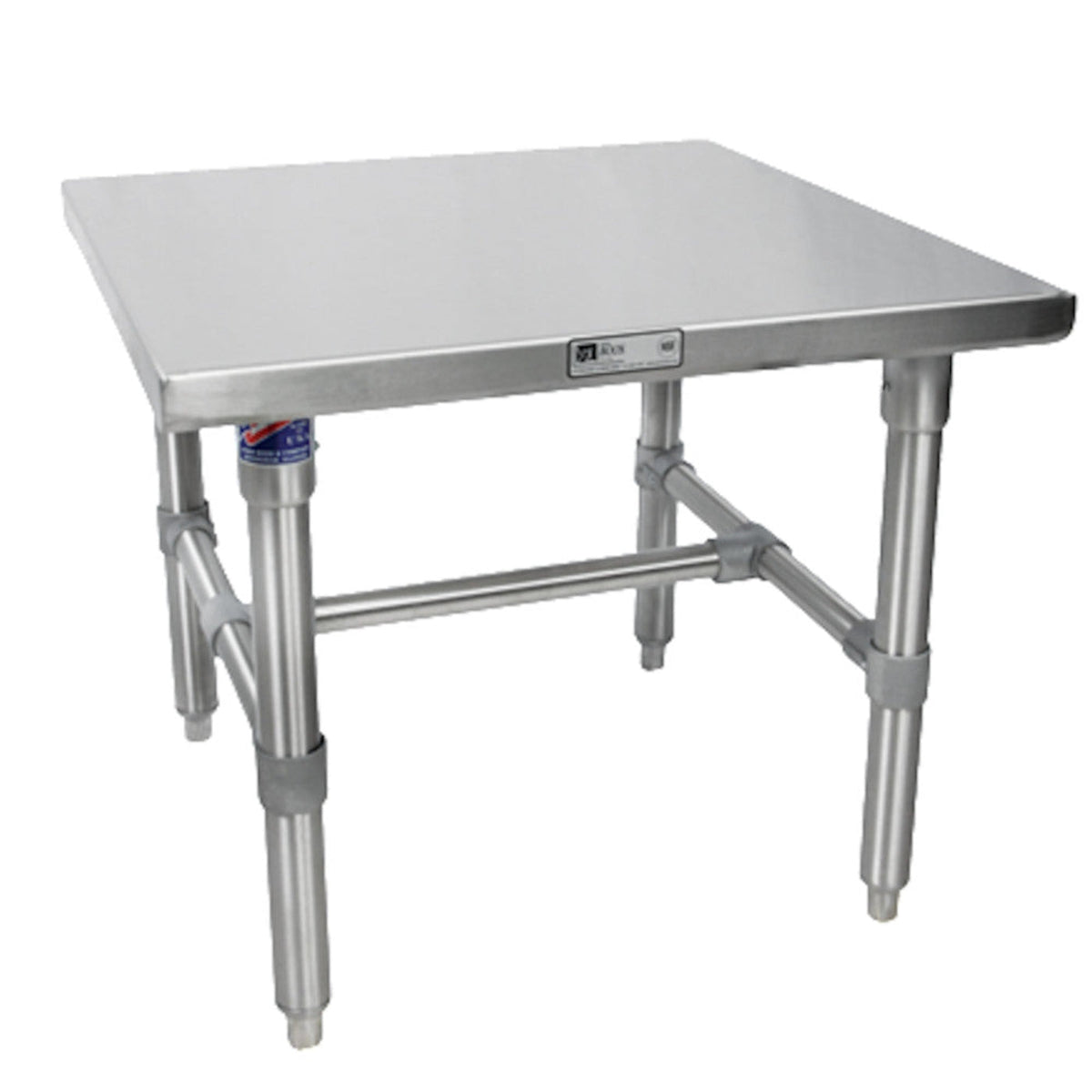 John Boos S16MS02 Open Base 24" Equipment Stand for Mixer or Slicer - JBS16MS02