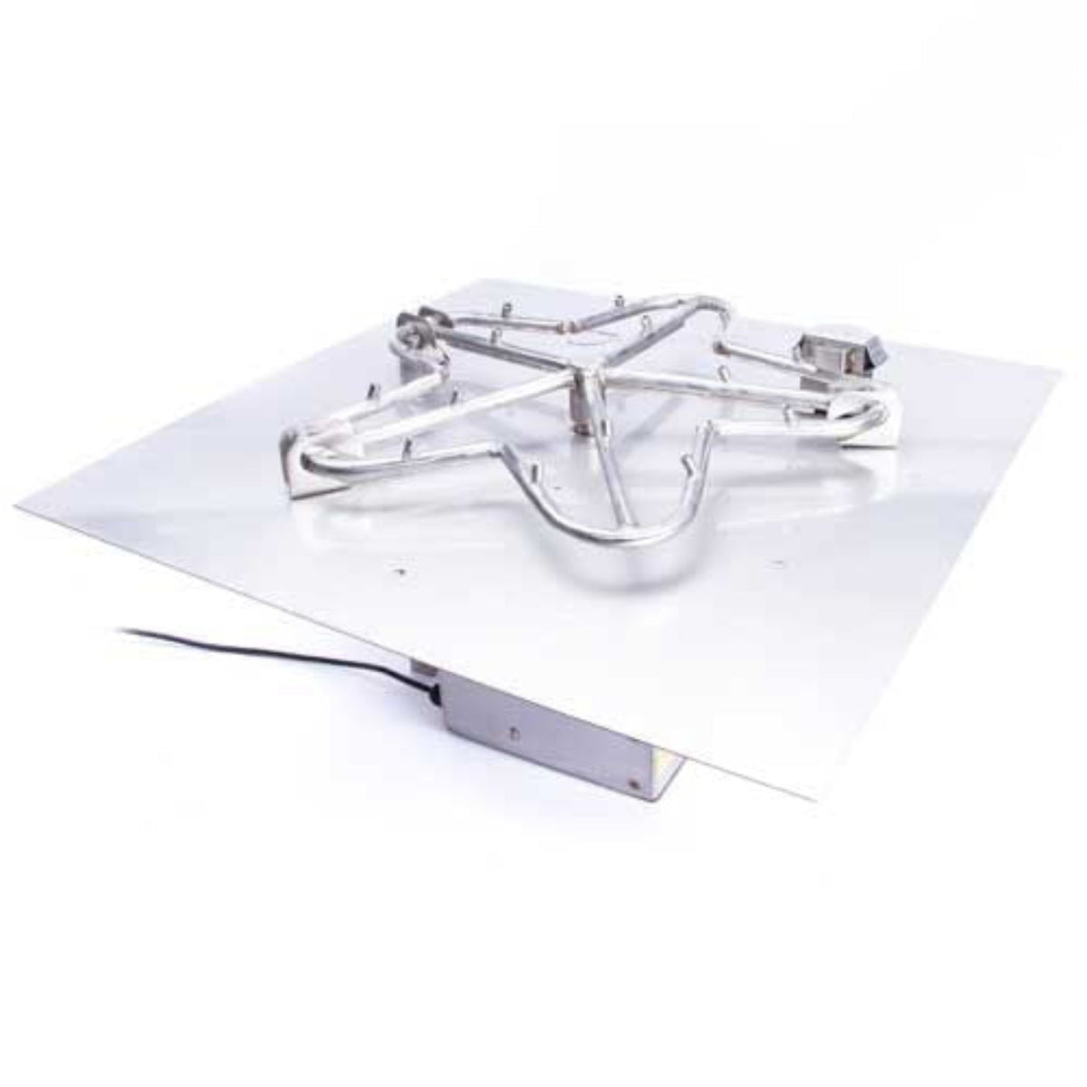 HPC 18″ Square Flat Pan Torpedo Burner Electronic Ignition System - TOR-18FSSEI-SQ-120VAC-NG