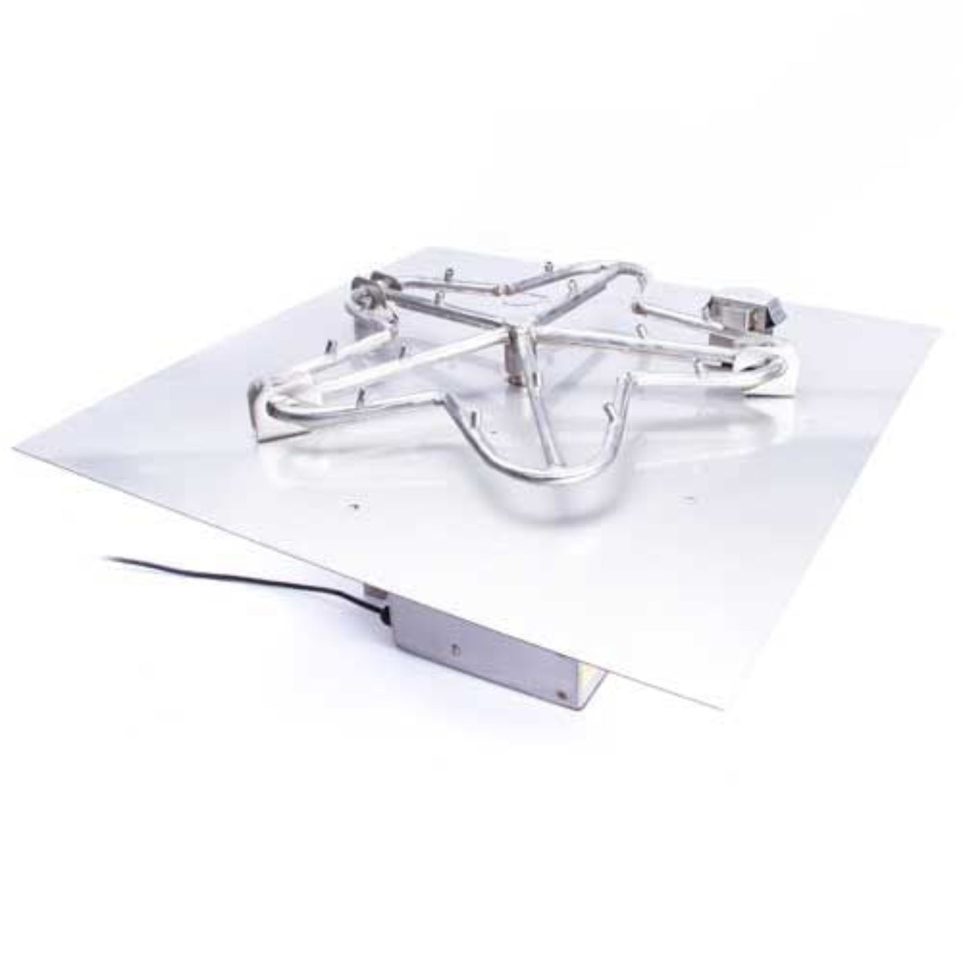HPC 18″ Square Flat Pan Torpedo Burner Electronic Ignition System - TOR-18FSSEI-SQ-120VAC-NG