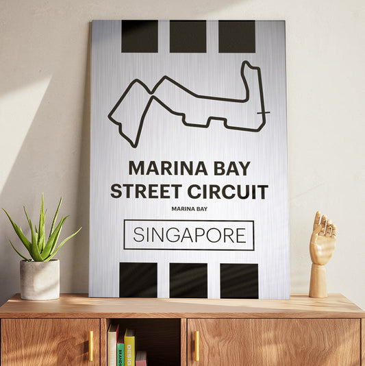 Marina Bay Street Circuit - Pista Series - Raw Metal