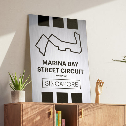 Marina Bay Street Circuit - Pista Series - Raw Metal
