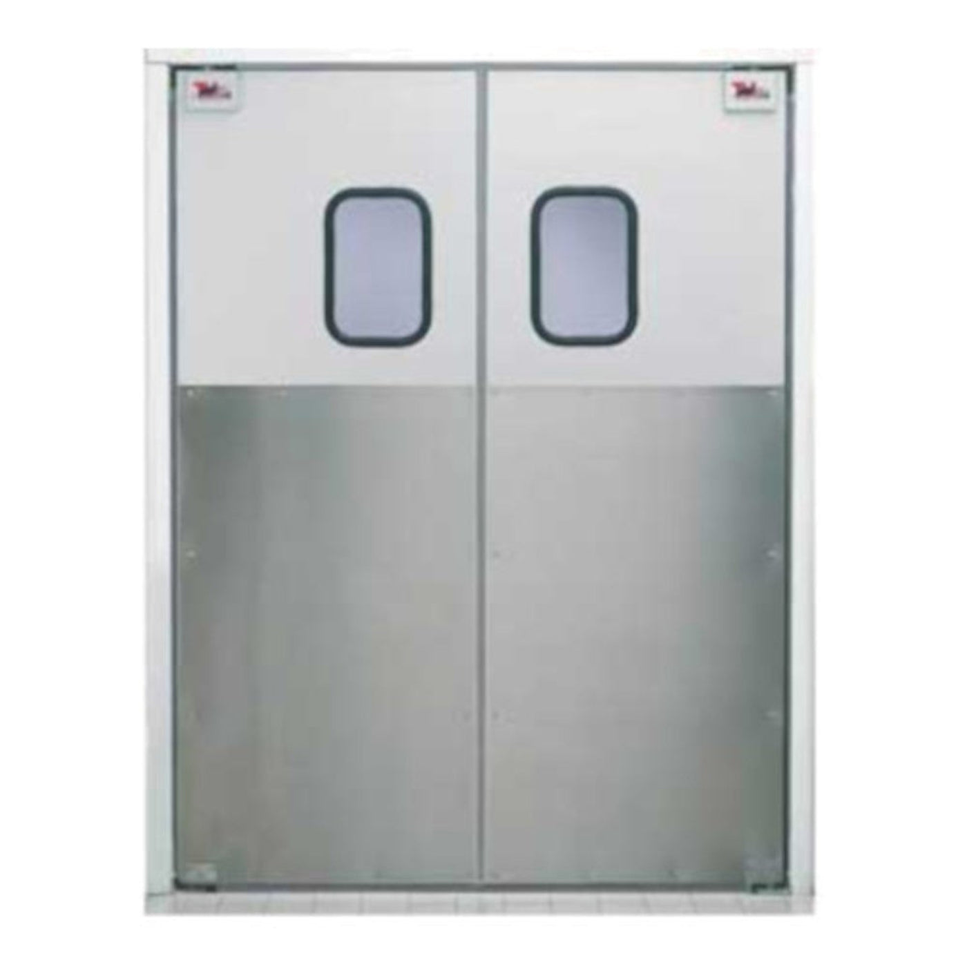 Curtron SPD-30-AL-DBL-3684 36" x 84" Service-Pro Series 30 Double Swing Door - CUSPD30ALDBL3684