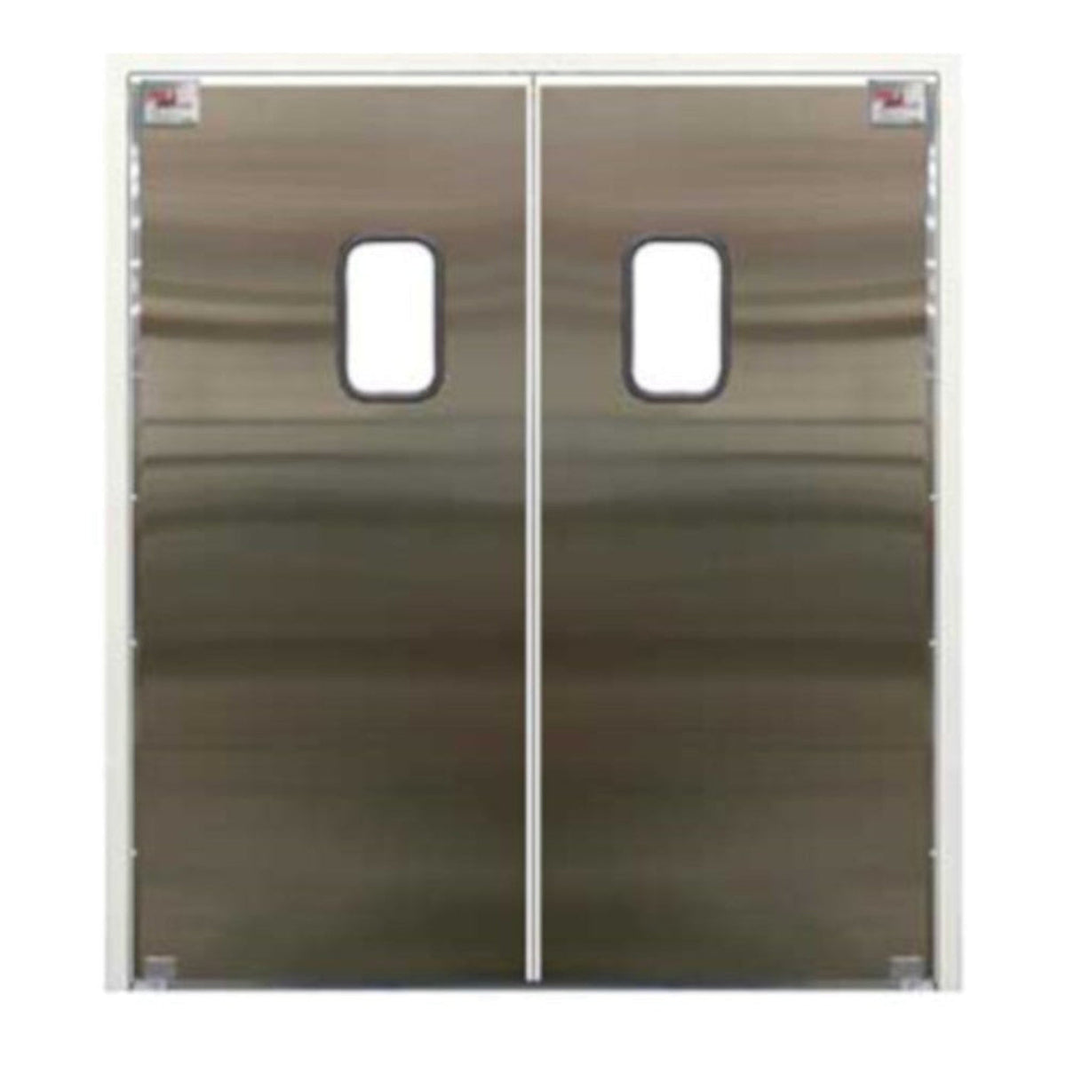 Curtron SPD-30-SS-DBL-9696 96" x 96" Service-Pro Series 30 Double Swing Door - CUSPD30SSDBL9696