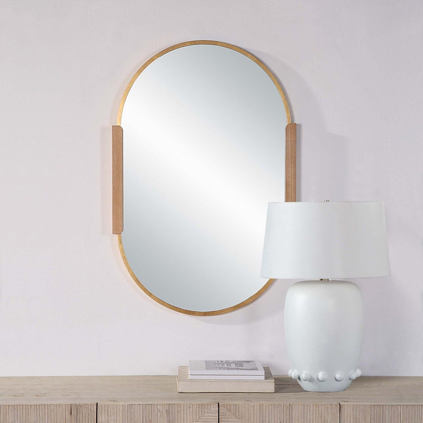 RenWil Kerianne Oval Mirror Only for Renwil Brand (collaboration with Leclair Decor) - MT2556