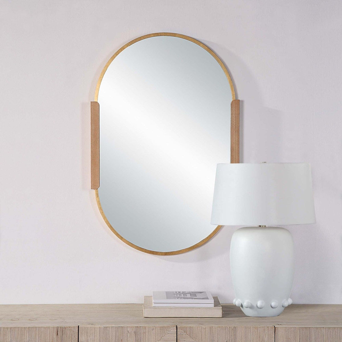 RenWil Kerianne Oval Mirror Only for Renwil Brand (collaboration with Leclair Decor) - MT2556