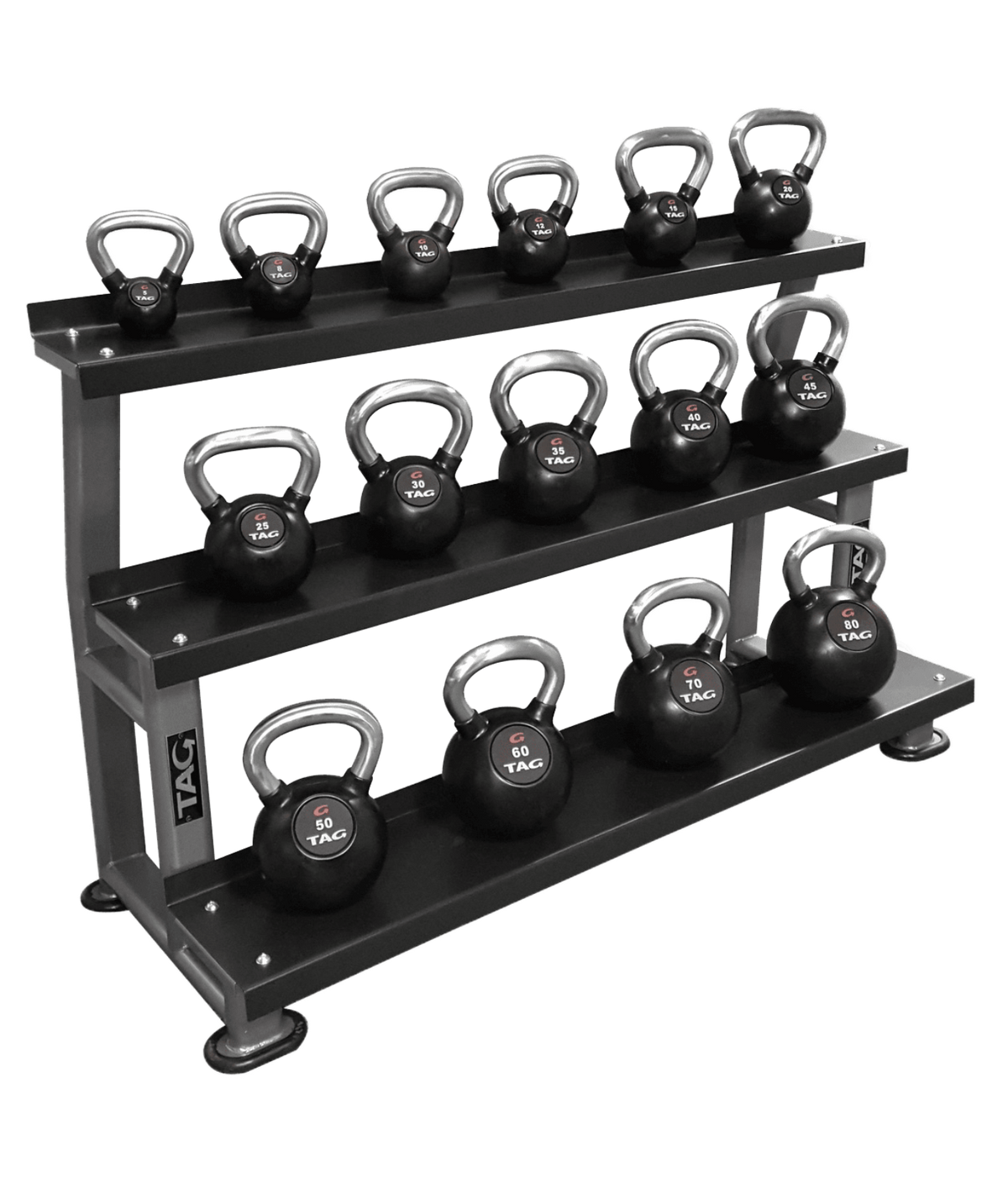 TAG Fitness 3-Tier Kettlebell Storage Rack - 1770028183715_607