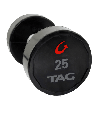 TAG Fitness Premium Ultrathane Dumbbell Set 5lb – 100lb - 1770024574368_914