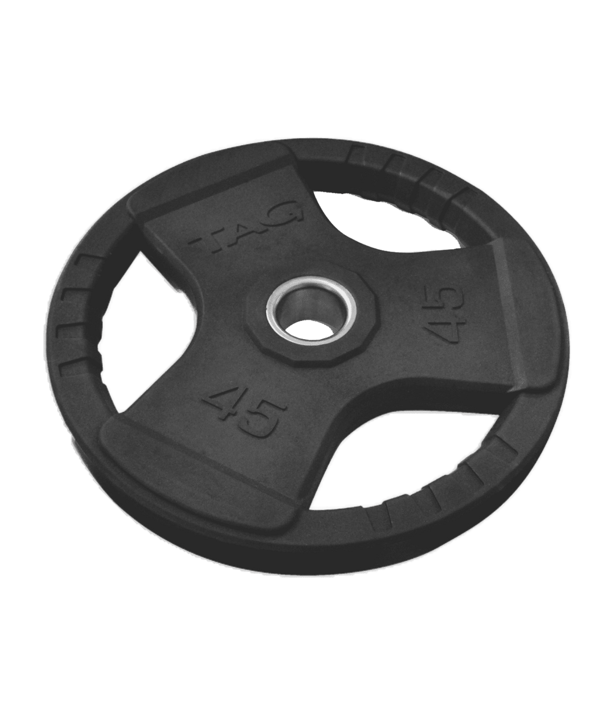 TAG Fitness Rubber Olympic Plate Set (255 LB Pound Set) - 1770028143502_194
