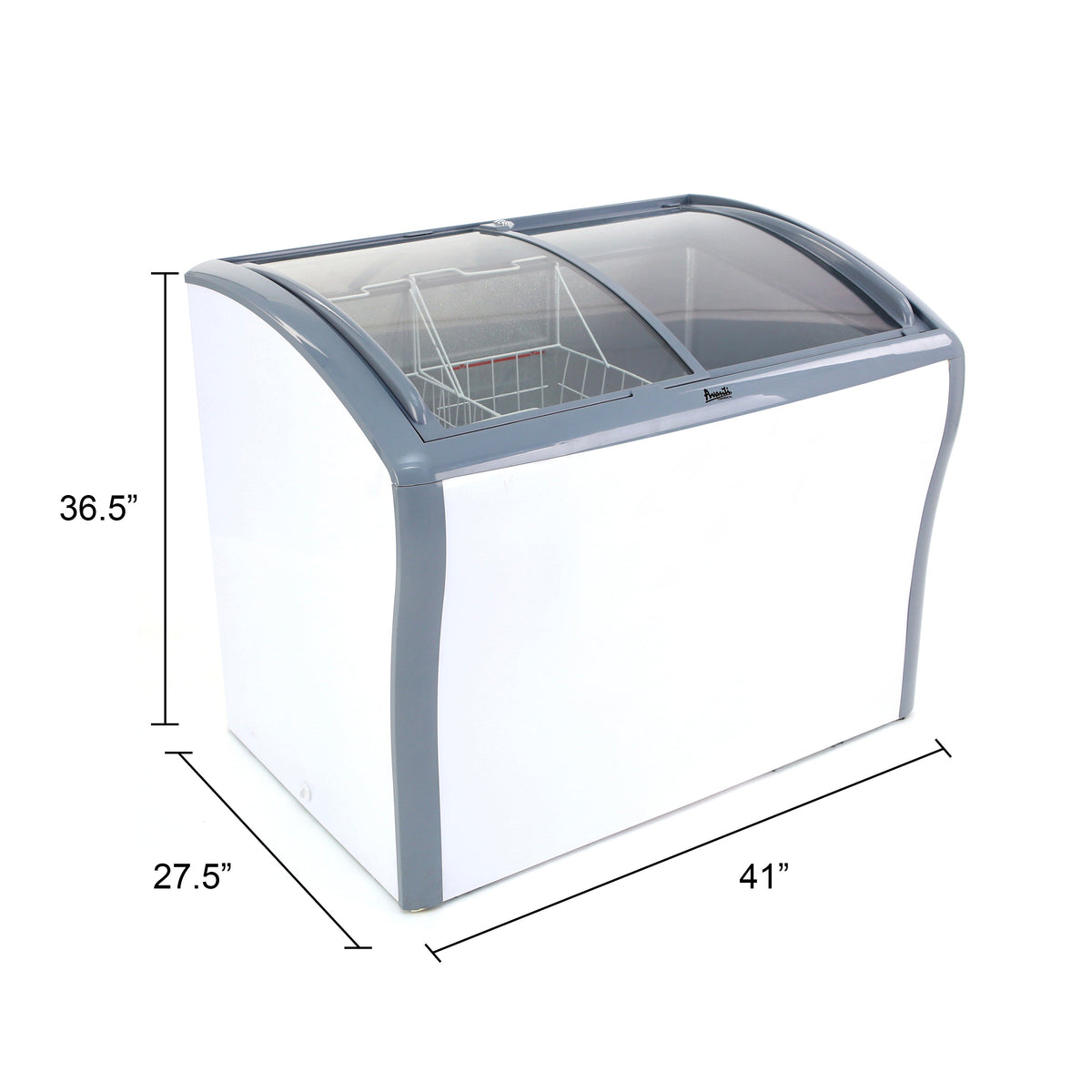 Avanti 9.5 cu. ft. Commercial Glass Top Freezer or Refrigerator - CFC836Q0WG