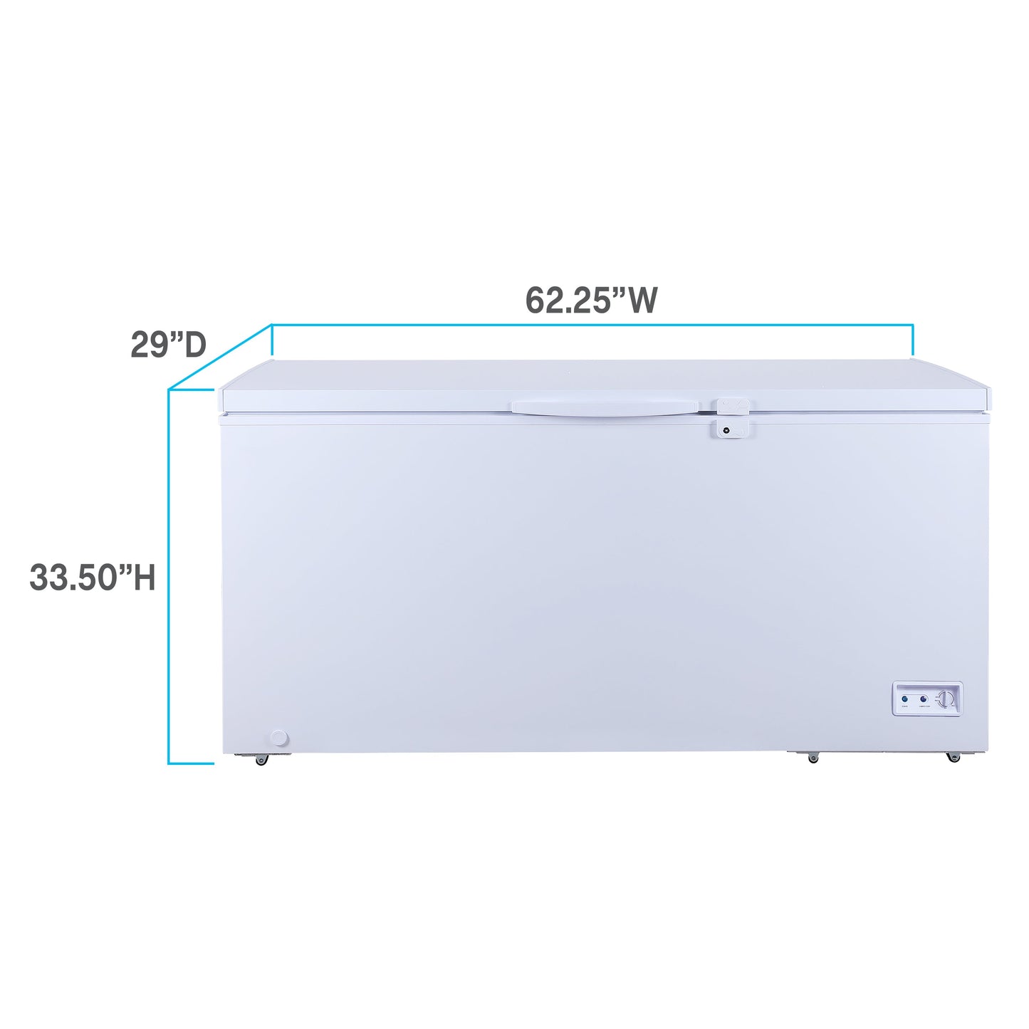 Avanti 17.2 cu. ft. Garage Ready Chest Freezer, White - CF171F0WA