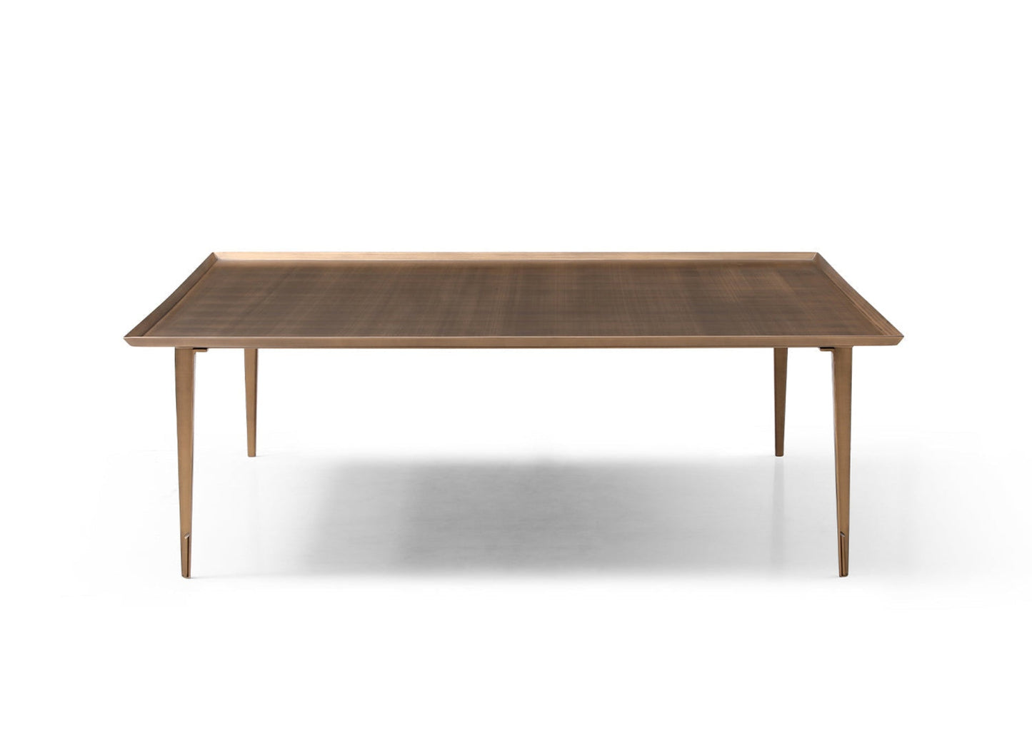 Whiteline Modern Living Nia Coffee Table in Brushed Bronze Color - CT1882-BRZ