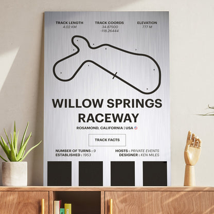 Willow Springs Raceway - Corsa Series - Raw Metal