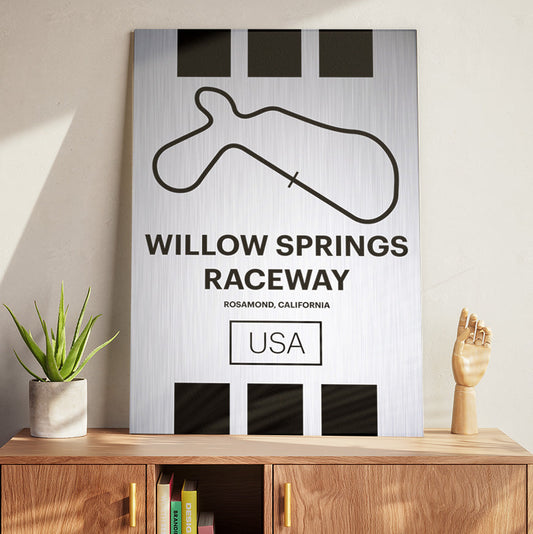 Willow Springs Raceway - Pista Series - Raw Metal