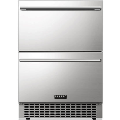 BODEGACOOLER 24 Inch Outdoor Drawer Beverage Refrigerator 149 Cans