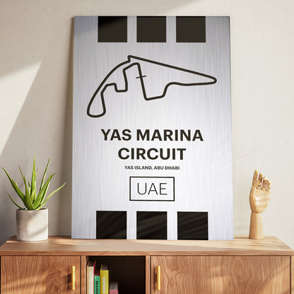 Yas Marina Circuit - Pista Series - Raw Metal