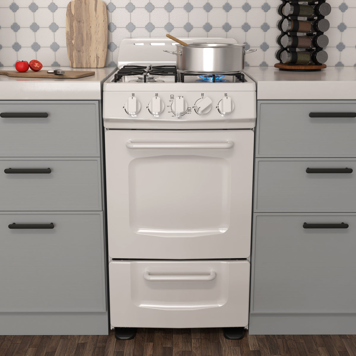 Avanti 20" Gas Range Oven - GRO20P0W