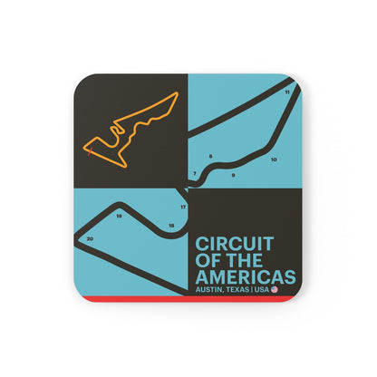 Circuit of the Americas - Cork Back Coaster