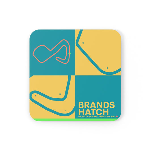 Brands Hatch - Cork Back Coaster