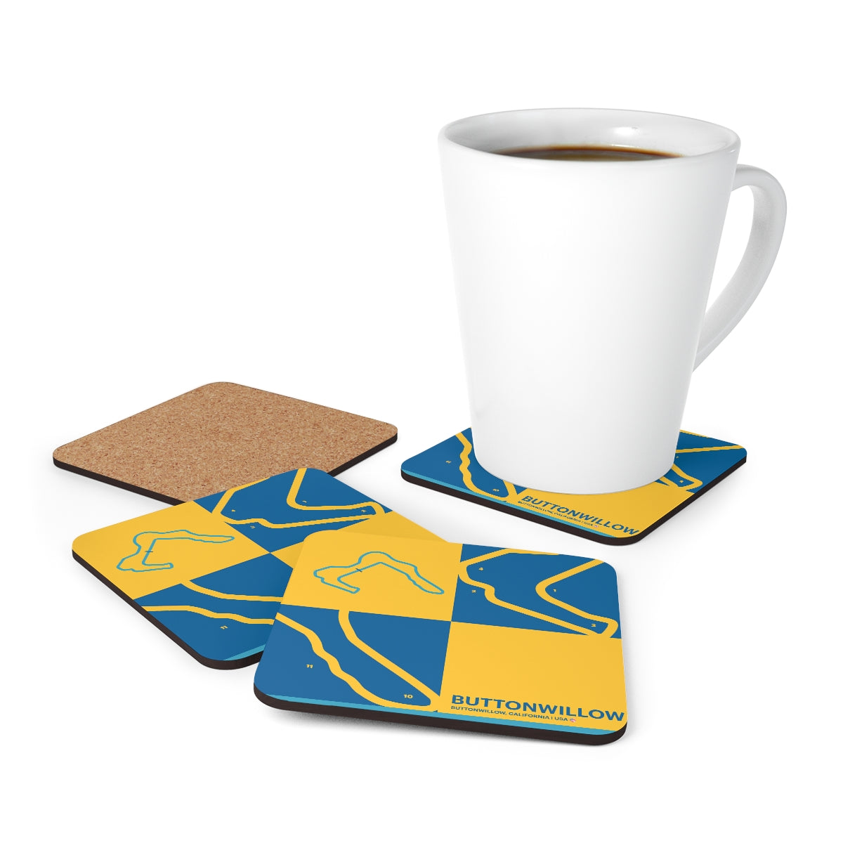 Buttonwillow - Cork Back Coaster