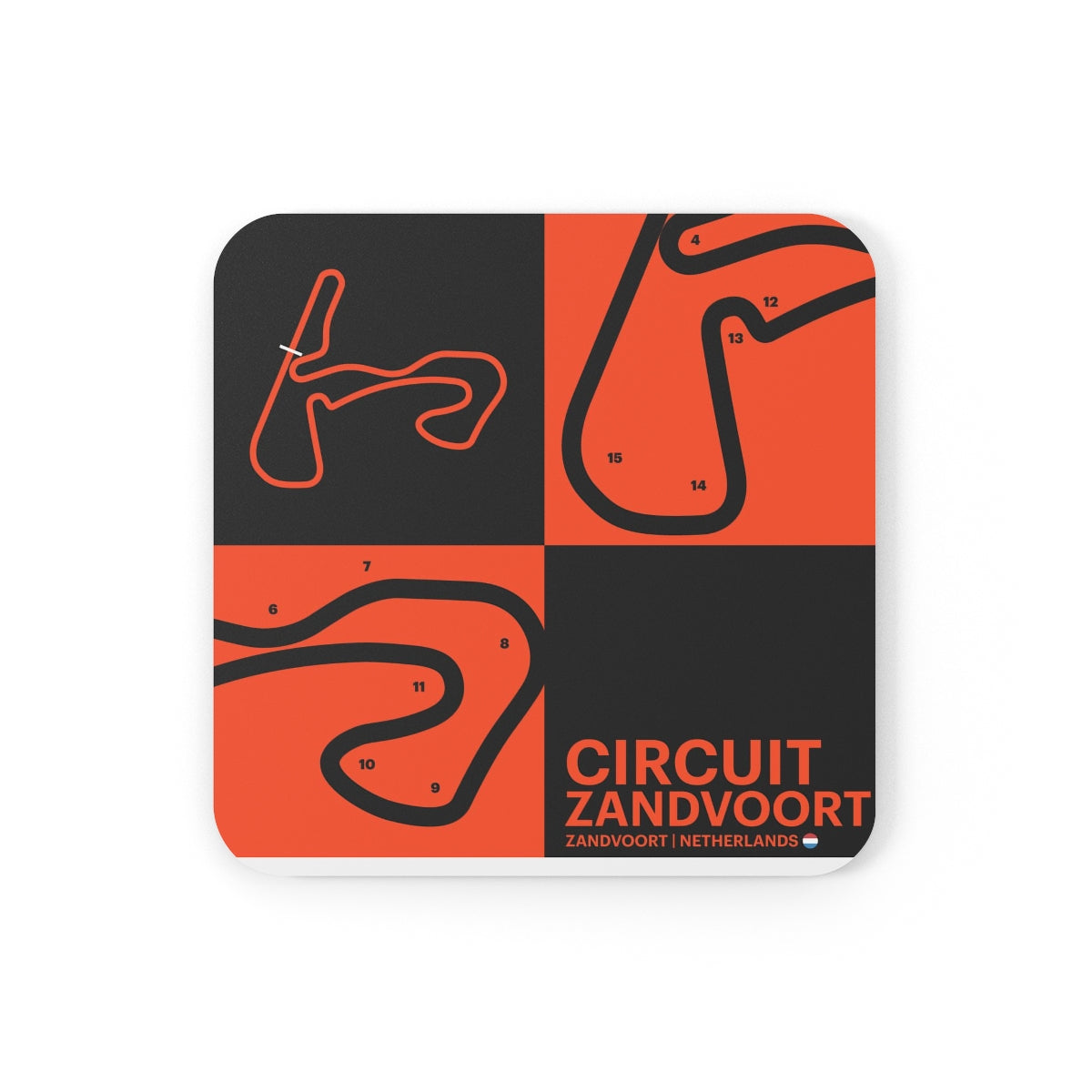 Circuit Zandvoort - Cork Back Coaster