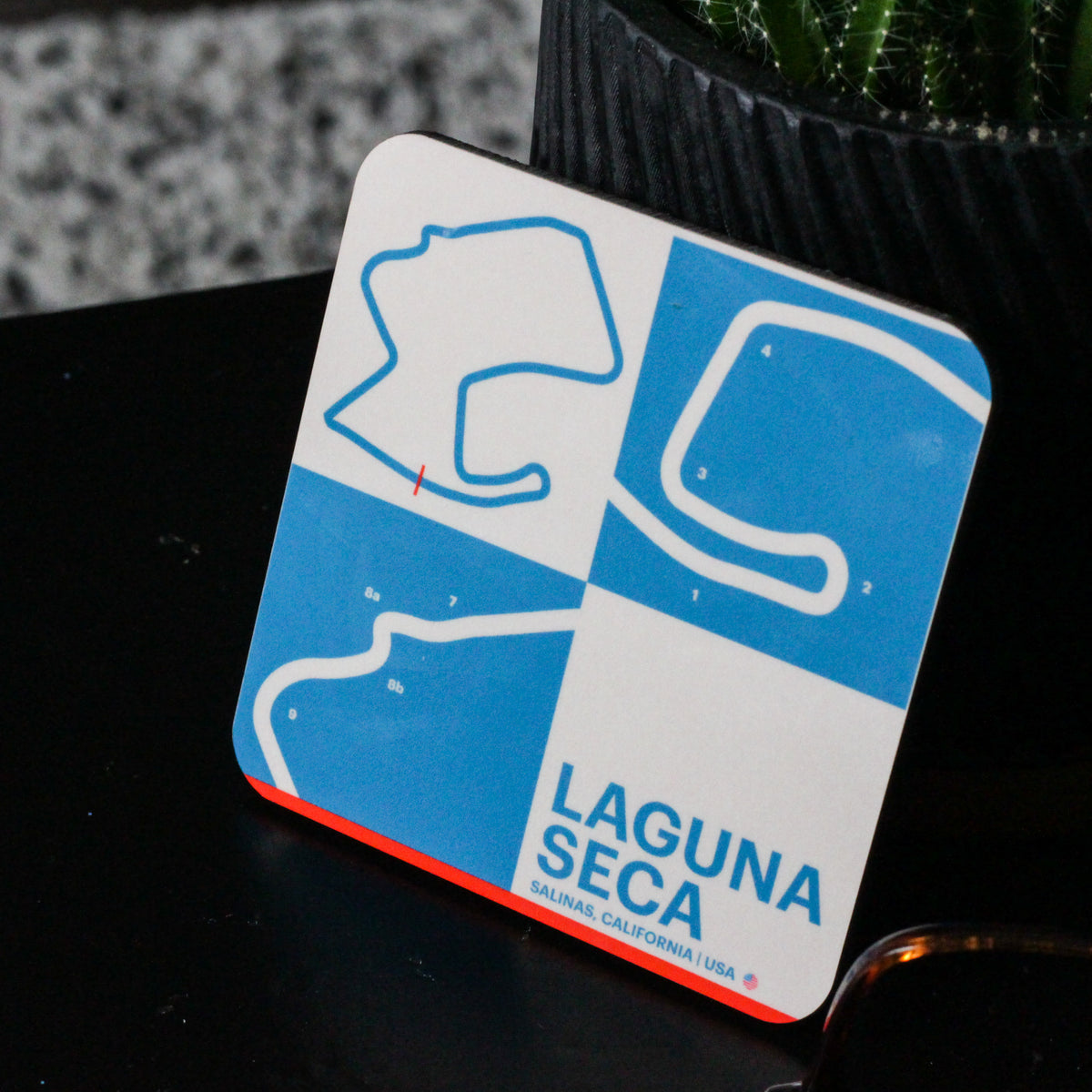 Laguna Seca - Cork Back Coaster
