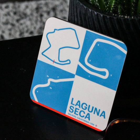 Laguna Seca - Cork Back Coaster